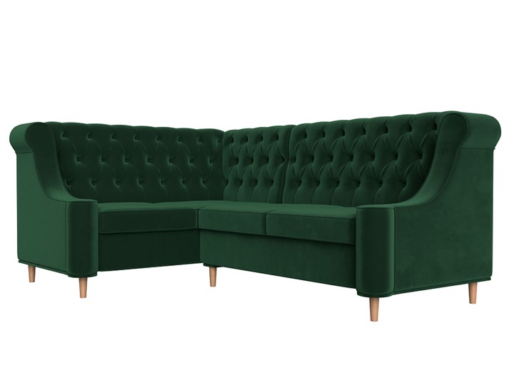 Угловой диван Бронкс, Зеленый (Велюр) в Копейске - изображение 2