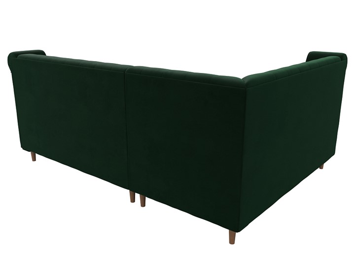 Угловой диван Бронкс, Зеленый (Велюр) в Копейске - изображение 5