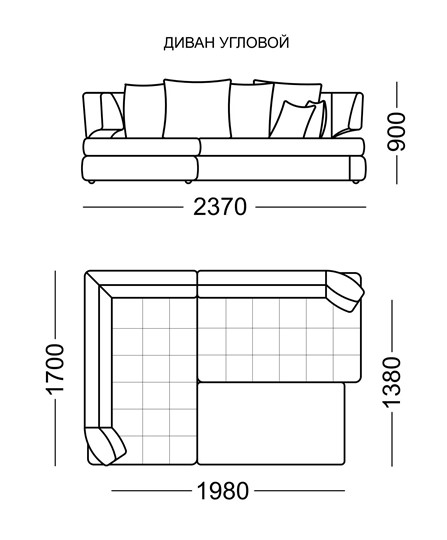 Угловой диван Бруно Элита 50 Б в Златоусте - изображение 6