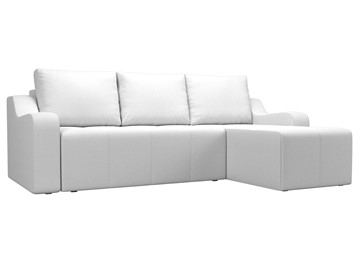 Угловой диван для гостиной Элида, Белый (экокожа) в Миассе