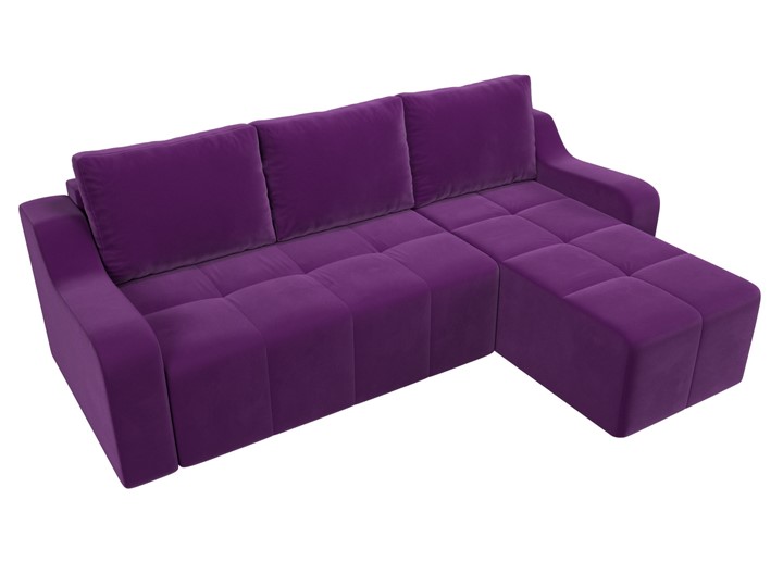 Угловой диван Элида, Фиолетовый (микровельвет) в Челябинске - изображение 5