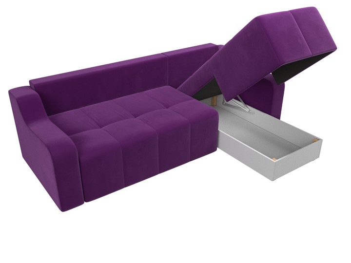 Угловой диван Элида, Фиолетовый (микровельвет) в Челябинске - изображение 6