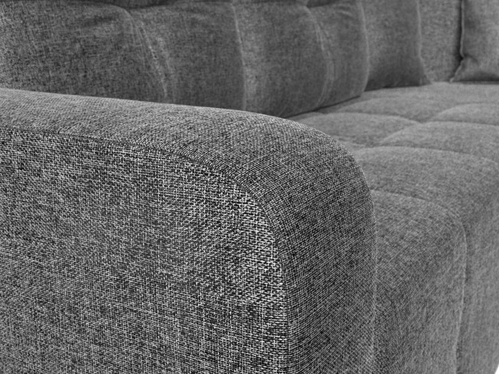 Угловой раскладной диван Кембридж, Серый (рогожка) в Челябинске - изображение 3