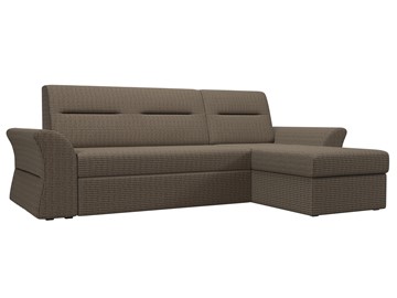 Угловой диван с оттоманкой Клайд, Корфу 03 (рогожка) в Копейске