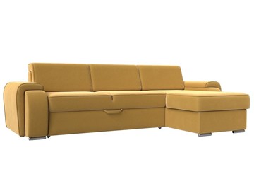 Угловой диван Лига-025, Желтый (Микровельвет) в Копейске