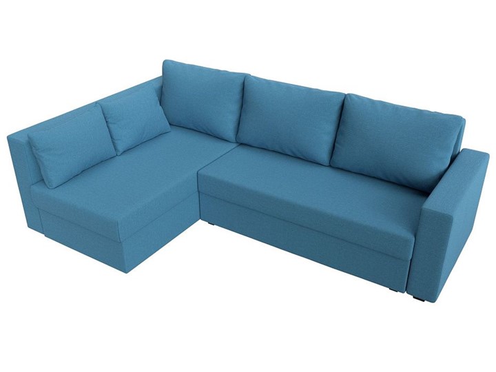 Угловой раскладной диван Мансберг, Амур голубой (Рогожка) в Миассе - изображение 5