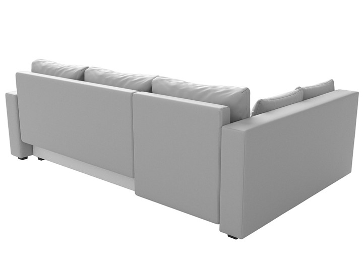 Угловой раскладной диван Мансберг, Белый (Экокожа) в Магнитогорске - изображение 5