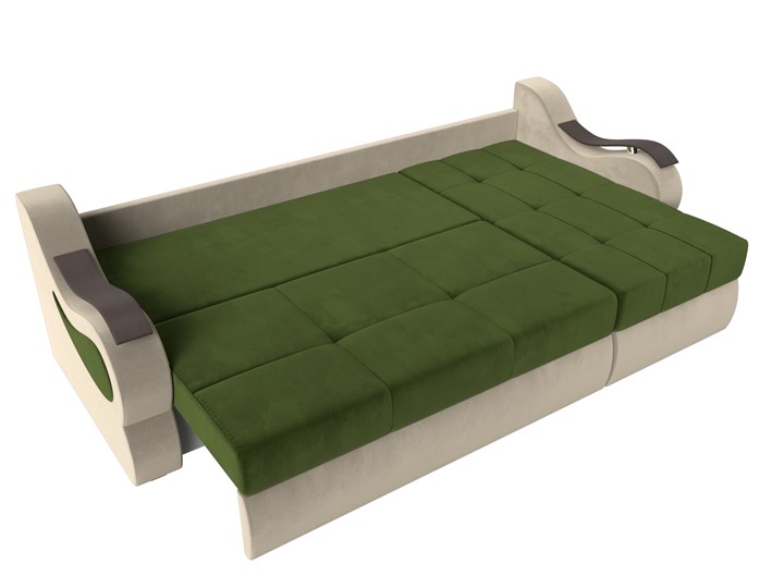 Угловой диван Меркурий, Зеленый/бежевый (вельвет) в Миассе - изображение 5