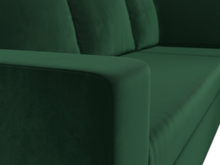 Угловой диван для гостиной Оливер, Зеленый (велюр) в Челябинске - изображение 5