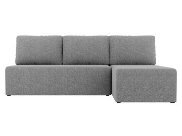 Угловой диван с оттоманкой Поло, Серый (рогожка) в Златоусте - предосмотр 1