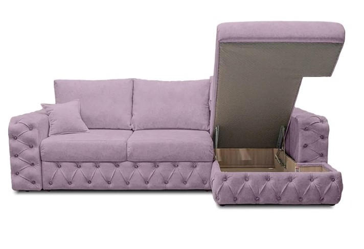 Угловой диван Райли NEW с подлокотником в оттоманке ППУ в Челябинске - изображение 3