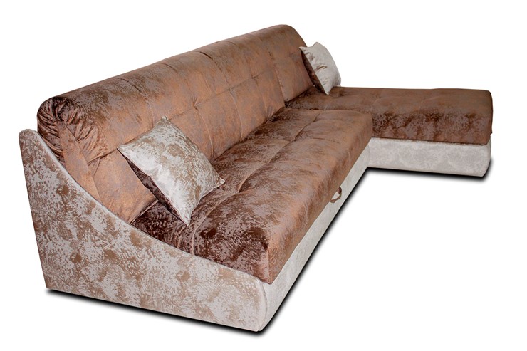 Угловой диван с оттоманкой Аккордеон-Z (сп.м. 1300х2050) в Челябинске - изображение 2
