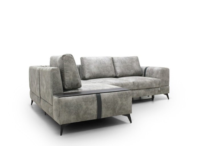 Угловой диван с узкой спинкой Даллас  м6,2+м3+м4+м9+м6+м15 отдельный +2 малые подушки+ящик в малой части в Челябинске - изображение 1