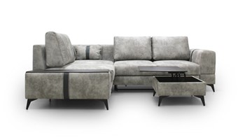 Угловой диван с узкой спинкой Даллас  м6,2+м3+м4+м9+м6+м15 отдельный +2 малые подушки+ящик в малой части в Челябинске - предосмотр