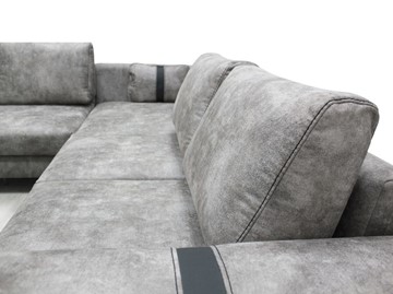 Угловой диван с узкой спинкой Даллас  м6,2+м3+м4+м9+м6+м15 отдельный +2 малые подушки+ящик в малой части в Челябинске - предосмотр 4