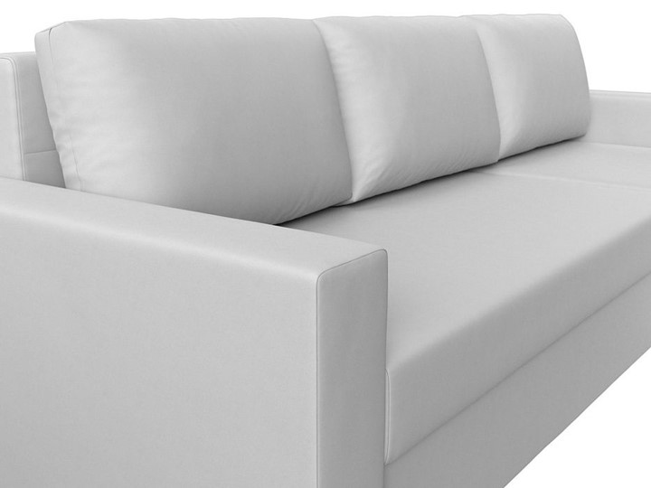 Угловой диван Траумберг Лайт, Белый (Экокожа) в Миассе - изображение 7