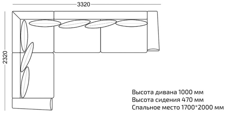 Угловой диван Виктория в Челябинске - изображение 2