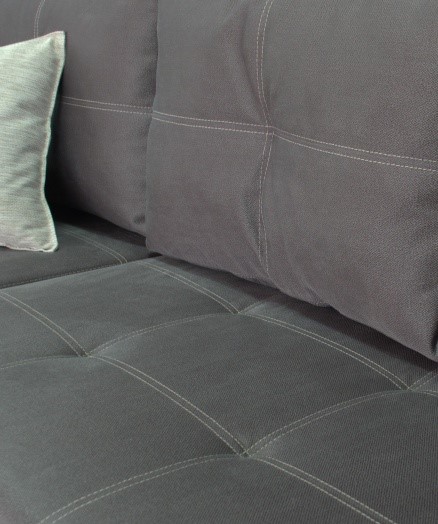 Угловой диван Fashion soft 210 (Uno grey + Brix latte) в Копейске - изображение 4