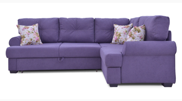 Угловой диван Bianka (Candy plum+Arcadia roze) в Миассе
