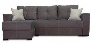 Угловой диван Fashion soft 210 (Uno grey + Brix latte) в Златоусте