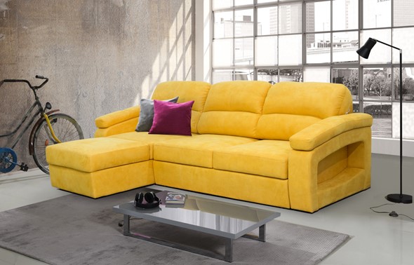Угловой диван Матрица 28 ТТ с оттоманкой в Златоусте - изображение