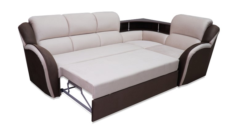 Угловой диван Соня-14 с полкой и креслом в Миассе - изображение 1