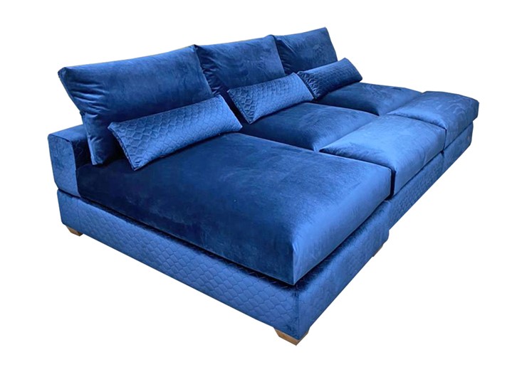 Угловой диван V-10-M ДУ (ПУФ2+Д4+ПС+ПС+ПУФ2), Memory foam в Копейске - изображение 2