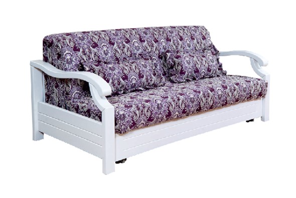 Прямой диван Глория, 1200 ППУ, цвет белый в Челябинске - изображение