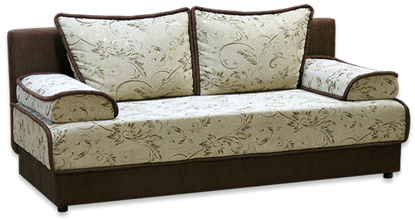 Прямой диван Лора Юность 12 БД в Копейске - изображение