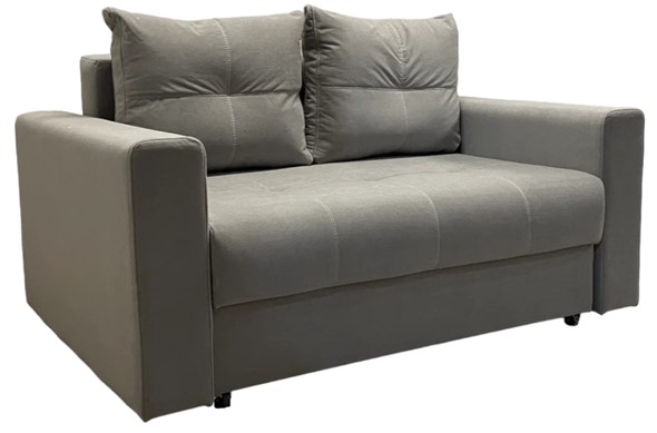 Прямой диван Комфорт 7 1200 НПБ+ЛАТЫ, широкий подлокотник в Миассе - изображение