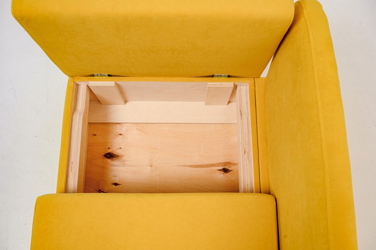 Диван-кровать левая Тедди желтый в Копейске - изображение 7