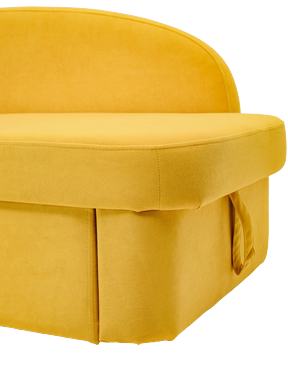 Диван-кровать левая Тедди желтый в Златоусте - изображение 3