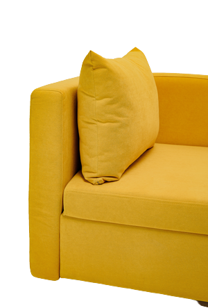 Диван-кровать левая Тедди желтый в Миассе - изображение 5