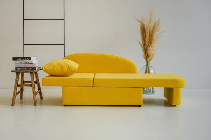 Диван-кровать левая Тедди желтый в Златоусте - изображение 20