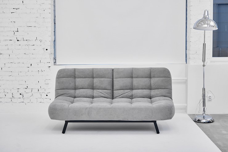 Прямой диван Абри, опора металл. велюр серый в Миассе - изображение 11