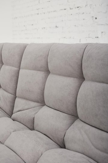 Прямой диван Абри, опора металл. велюр серый в Миассе - изображение 24