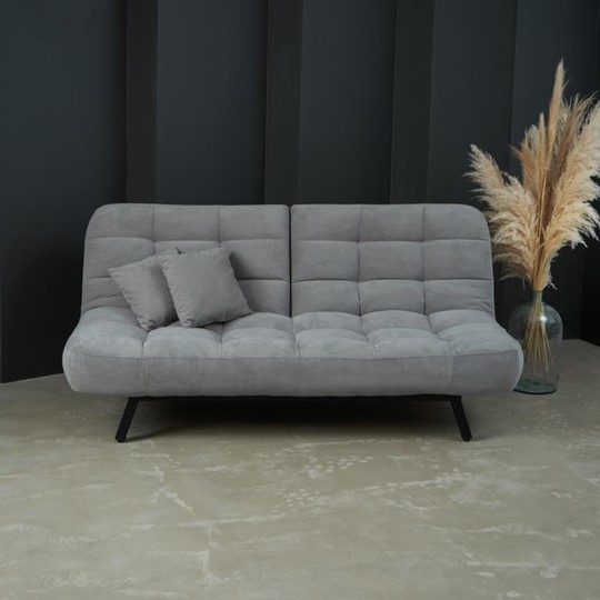Прямой диван Абри, опора металл. велюр серый в Миассе - изображение 26