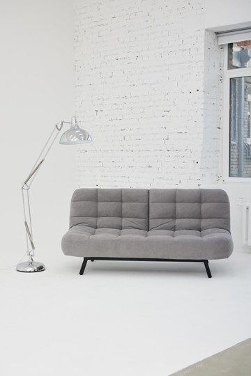 Прямой диван Абри, опора металл. велюр серый в Миассе - изображение 15