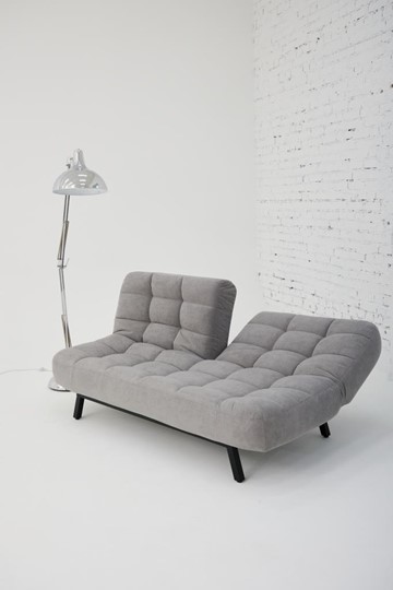 Прямой диван Абри, опора металл. велюр серый в Миассе - изображение 16