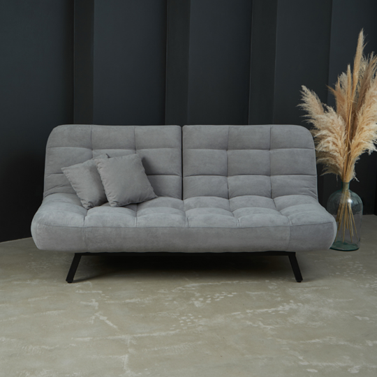 Прямой диван Абри, опора металл. велюр серый в Миассе - изображение 10