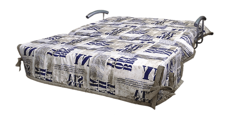 Прямой диван Аккордеон без боковин, спальное место 1200 в Миассе - изображение 1