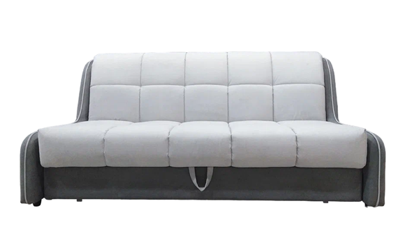 Прямой диван Аккордеон-Кант 1,55, полоска (НПБ) в Копейске - изображение