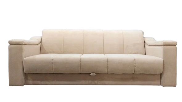 Прямой диван Аккордеон-Лидер 1,55, клетка (ППУ) в Миассе - изображение