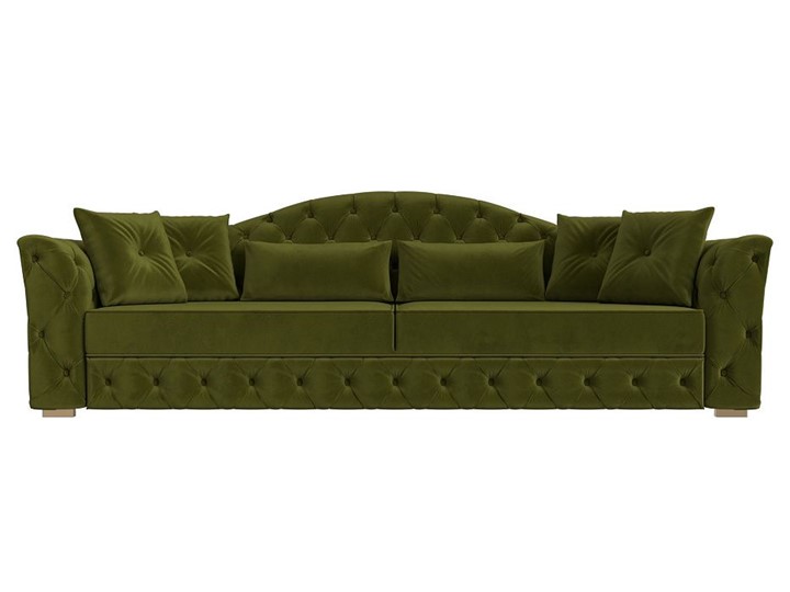 Прямой диван Артис, Зеленый (Микровельвет) в Челябинске - изображение 6