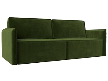Прямой диван Либерти, Зеленый (микровельвет) НПБ в Челябинске