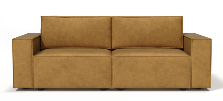 Прямой диван Лофт БЛ2-БП2 (Ремни/Еврокнижка) в Копейске - изображение 7