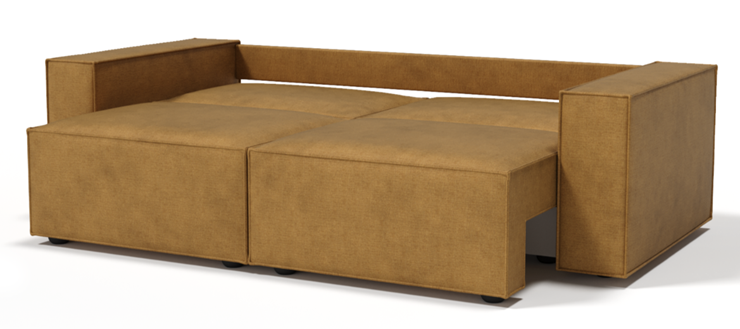 Прямой диван Лофт БЛ2-БП2 (Ремни/Еврокнижка) в Копейске - изображение 10