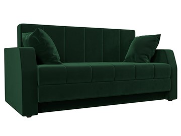 Прямой диван Малютка, Зеленый (велюр) в Миассе