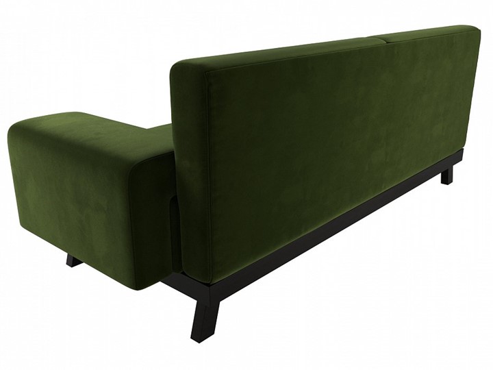 Прямой диван Мюнхен, Зеленый (микровельвет) в Челябинске - изображение 5