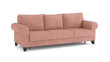 Прямой диван Орландо, велюр аватар розовый 305 в Челябинске
